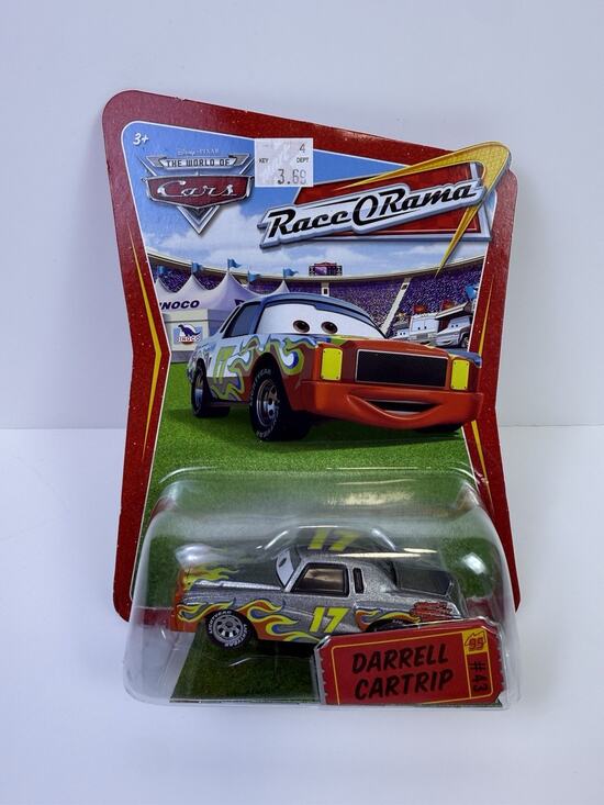 Disney Pixar Other - NIB Disney Pixar The World Of Cars Race O Rama # 43 Darrell Cartrip 1:55 Diecast